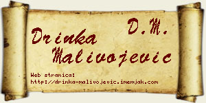 Drinka Malivojević vizit kartica